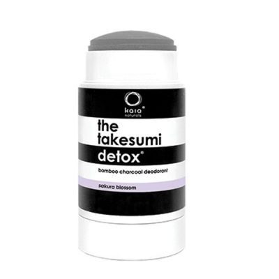the takesumi Detox Natural charcoal deodorant in sakura blossom