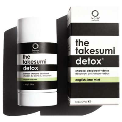 the takesumi Detox Natural charcoal deodorant in English Lime mint