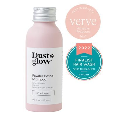 Dust and glow powder based shampoo