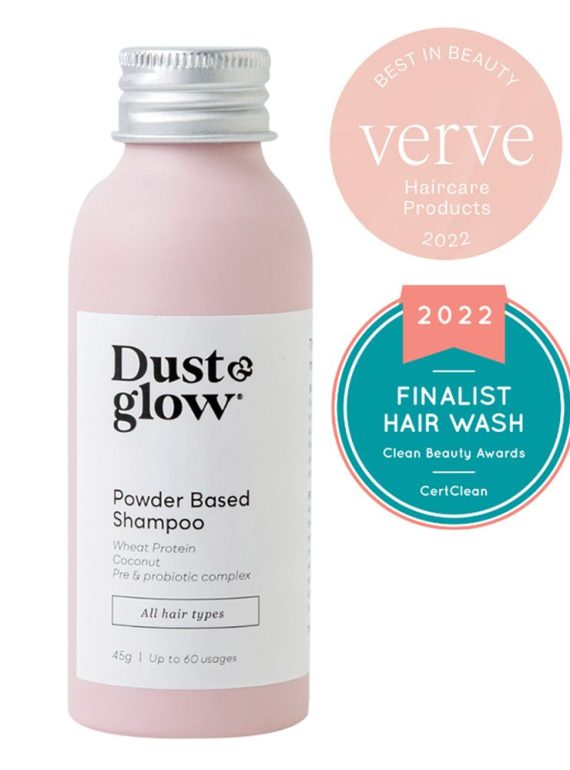 Dust and glow powder based shampoo