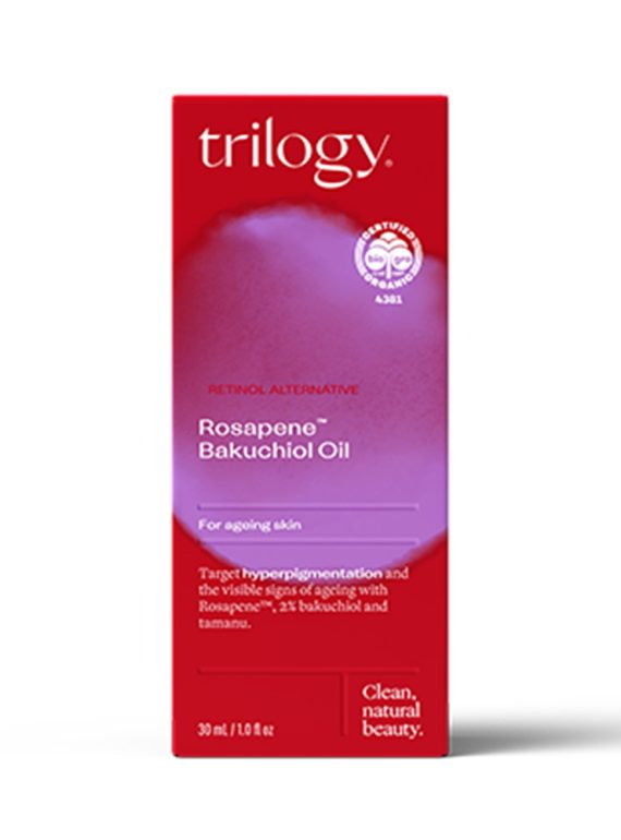 Trilogy Rosapene Bakuchiol oil, ageing skin, hyperpigmentation, natural retinol alternative