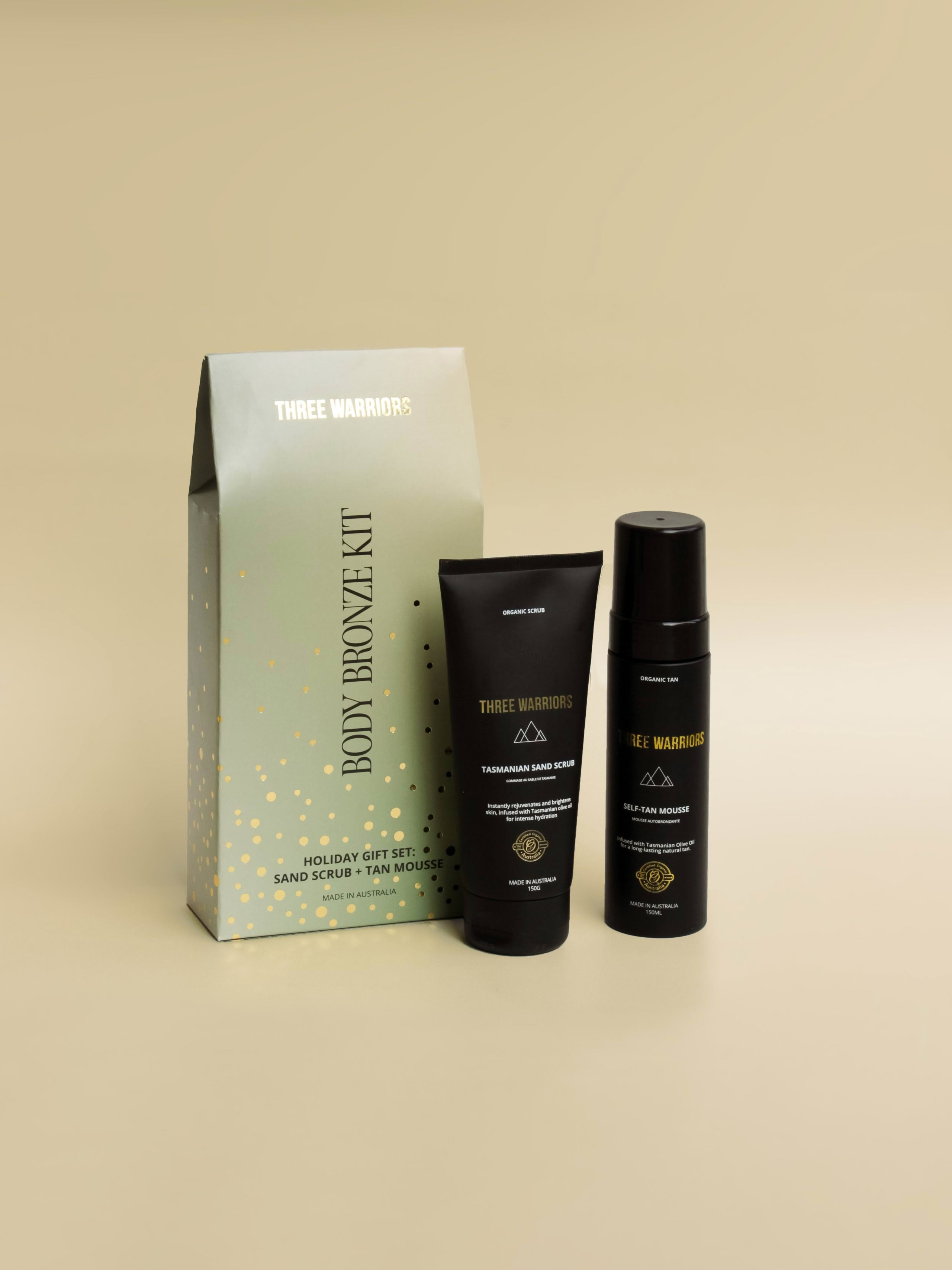 Three Warriors Gift Set Tanning Self Tanning